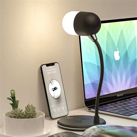 Auslese 3 In 1 Led Desk Lamp With Qi Wireless Smart Charger Built In