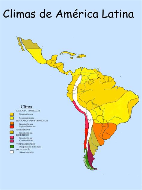 Mapa De America Latina