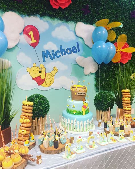 1st Birthday Winnie The Pooh Birthday Theme Decorations