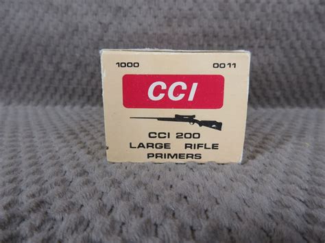 Cci 200 Large Rifle Primers Carton Of 1000