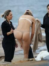 Stephanie Claire Smith Shows Off Her Cheeky Side While Onset For A