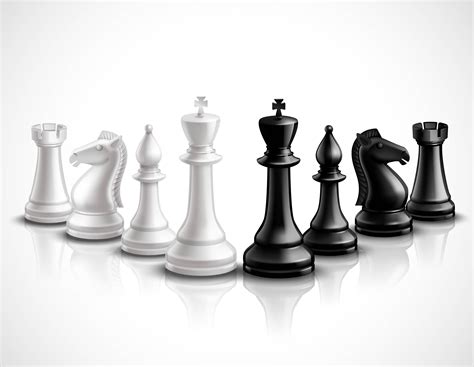Chess Pieces Illustration 434886 Vector Art At Vecteezy