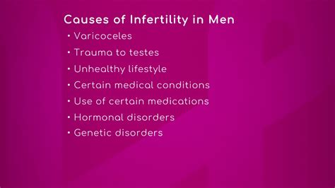 Male Infertility Causes And Treatment Youtube