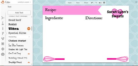 How to make a card in crello. Online Recipe Box and Cards