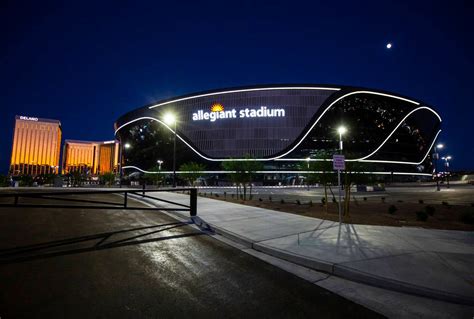 Allegiant stadium is the home of the las vegas raiders, unlv football and the las vegas bowl. Allegiant Stadium hits substantial completion milestone | Las Vegas Raiders | Las Vegas Review ...