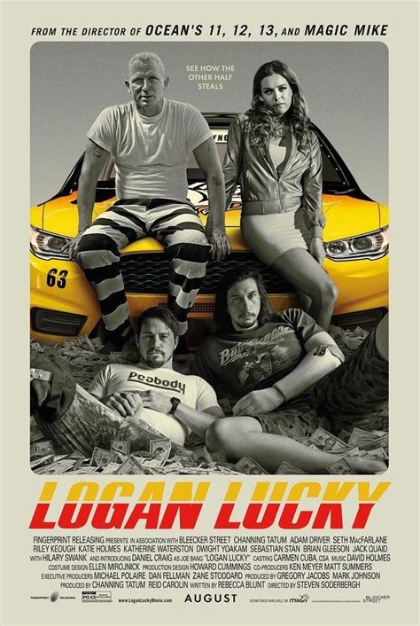A hair dresser by day, getaway driver. Logan-Lucky-movie-poster.jpg (725×1080) | Logan lucky ...