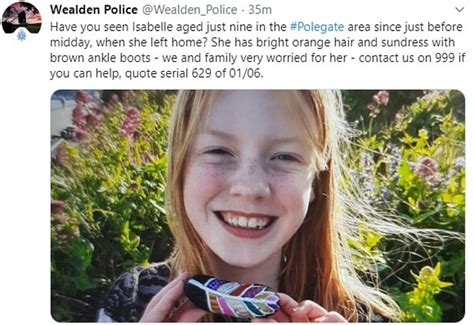 Missing Sussex Nine Year Old Girl Who Sparked Urgent Police Appeal Is Found Safe And Well