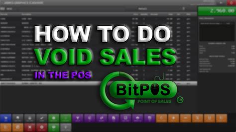 How To Void Transaction S In Bitpos Point Of Sales Refund Or Cancel Youtube