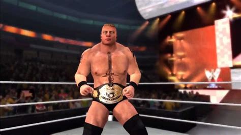 Wwe 12 Brock Lesnar And Jeff Hardy Vs John Cena And Zack Ryder Youtube