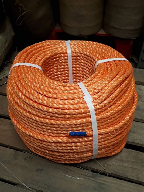 10mm Orange Polypropylene Rope 220m Coil Buy Rope
