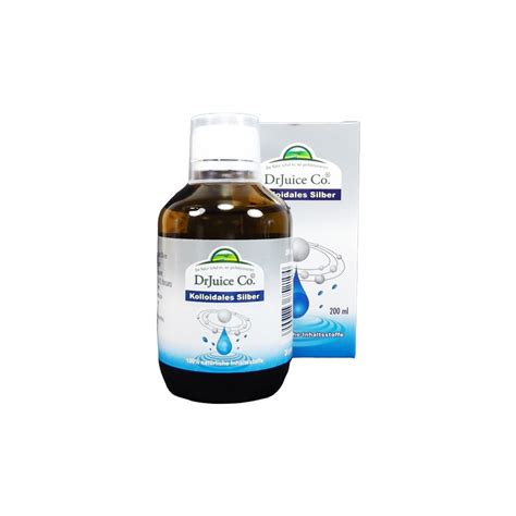 Colloidal Silver Dr Juice Pharma Approved Quality 200 Ml