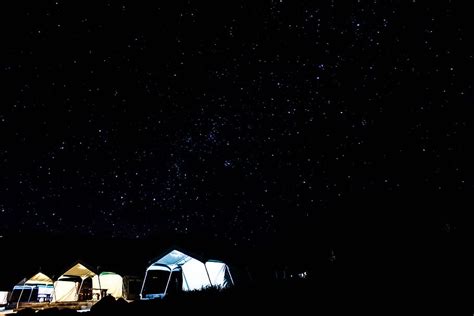 Hd Wallpaper Photography Of Outdoor Tent Canopy Tents Under Starry