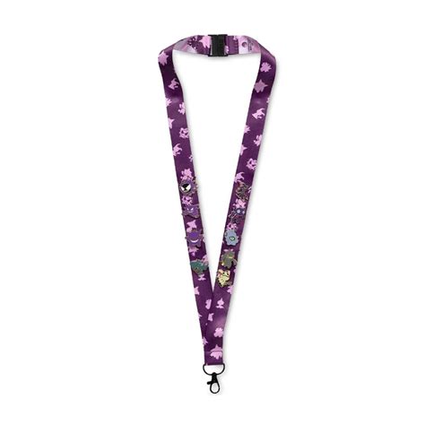 Ghost Type Pokémon Lanyard And Mini Pokémon Pins 9 Pack Pokémon Center Official Site