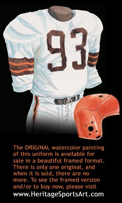 Cleveland Browns Uniform And Team History Heritage Uniforms And Jerseys