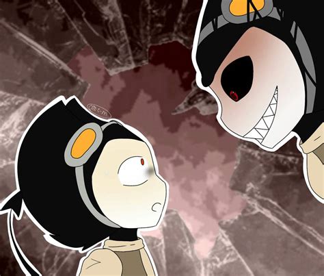 Q Bendy And Q Ink Demon Bnb The Quest For Ink Machine Amino