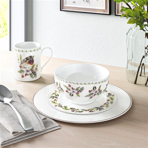 Mistana™ Cranford Porcelain China Dinnerware Set Of 16 And Reviews Wayfair Canada