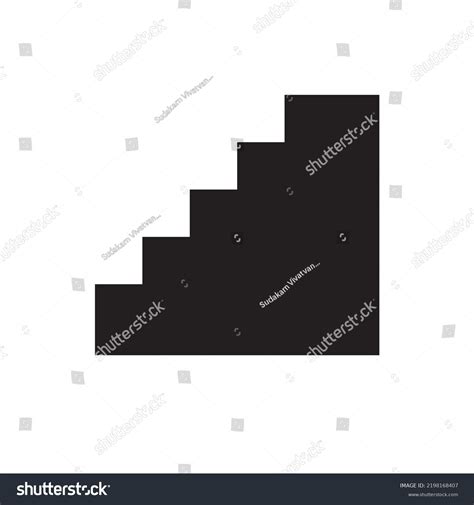 Stairs Pixel Art Vector Illustration Stock Vector Royalty Free