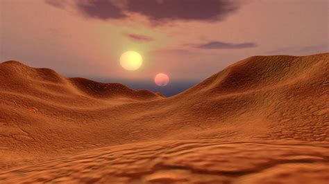 Star Wars Binary Sunset Over Tatooine Desert 3d Model By Salvatore
