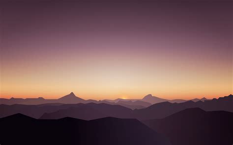 Calm Sunset Mountains 5k Wallpapers Hd Wallpapers Id