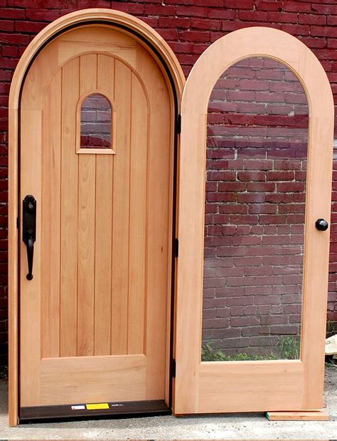 Wooden Arched Doors Round Top And Curved Top Doors