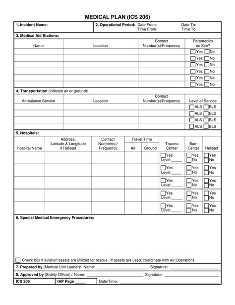 Ics Form 206 Fill Out Sign Online And Download Fillable Pdf