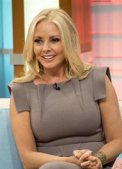 Carol Vorderman Explains Why She Was Naked When She Fell Off Her