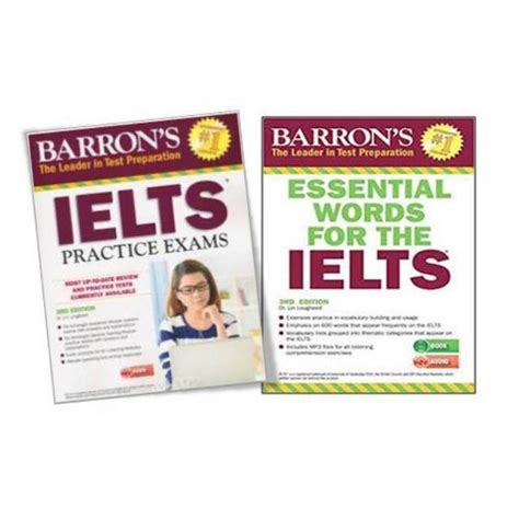 Jual Barrons IELTS Practice Exam 3rd Edition Dan Essential Words For