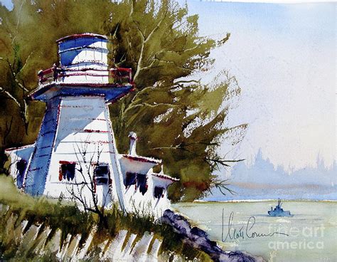 Mendocino Water Tower Painting By Matt Connors Fine Art America