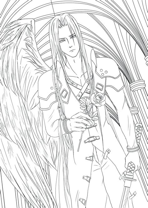 Final fantasy 7 coloring pages are a fun way for kids of all ages to develop creativity, focus, motor skills and color recognition. Final Fantasy Coloring Pages at GetColorings.com | Free ...