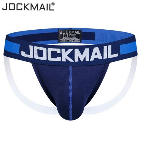 Jockmail Brand Mens Underwear Jock Straps Sexy Cotton Men Jockstraps