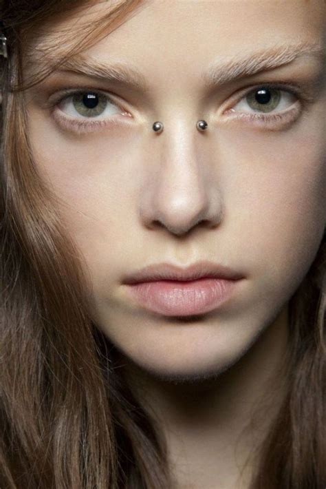 Bridge Piercing 101 What You Need To Know Freshtrends Blog Eyebrow Piercing Face Piercings