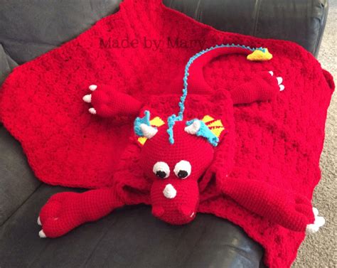 Pdf Pattern Maximus The Dragon Blanket Buddy Crochet