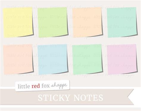 Sticky Note Clipart Label Clip Art Reminder Office Paper