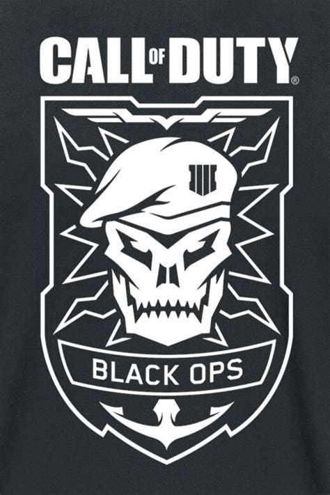 Black Ops Skull Call Of Duty T Paita Emp