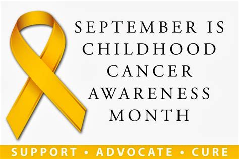 Go Gold For Childhood Cancer Awareness Month