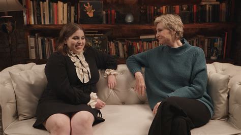 Watch Now Funny Girls Beanie Feldstein And Jane Lynch Talk Carol