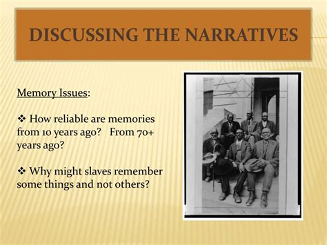 Ppt Teaching Slavery Using Slave Narratives Powerpoint Presentation Free Download Id