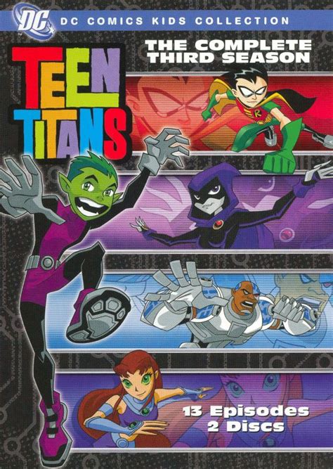 Best Buy Teen Titans The Complete Third Season 2 Discs Dvd