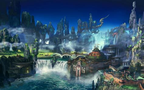 Ffxiv 4k Wallpaper Album Fantasy Landscape Final Fantasy Artwork