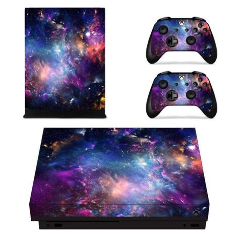 Xbox One X Skin Sticker Vinyl Space Galaxy