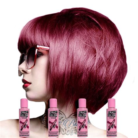 Once upon a time, if you wanted to change the color of your hair, you were at. Crazy Color Semi-Permanent Hair Dye 4 Pack 100ml (Cyclamen ...
