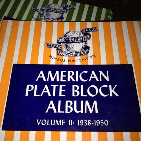 American Plate Block Album And Stamps Ebth