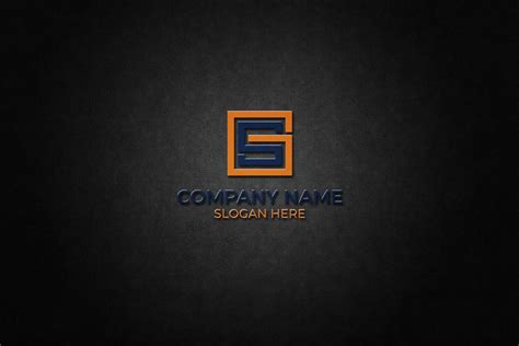 initial gs letter monogram logo design  template graphicsfamily