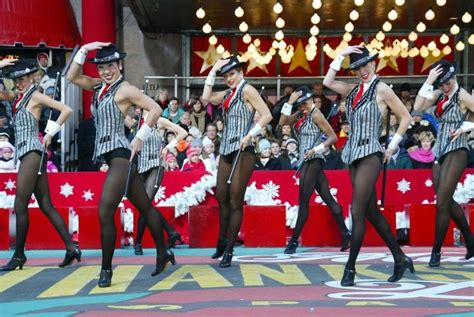 The Radio City Rockettes Perform At The 76th Annual Macys Thanksgiving