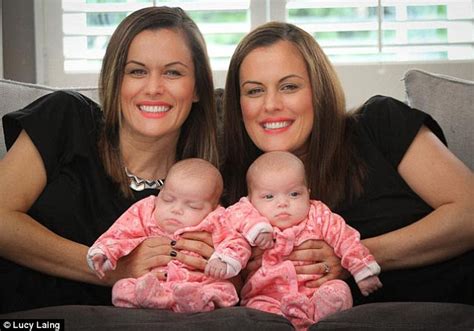 Identical Twin Defies The Odds To Give Birth To Her OWN Set Of Twin Girls Daily Mail Online