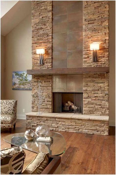 144 Amazing Stone Fireplace Ideas For Every Home Amazing Fireplace
