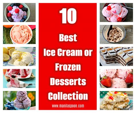 10 Best Ice Cream Or Frozen Desserts Collection Manila Spoon