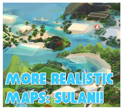 Sulani Realistic Map Override By Onversersims At Mod The Sims Sims 4