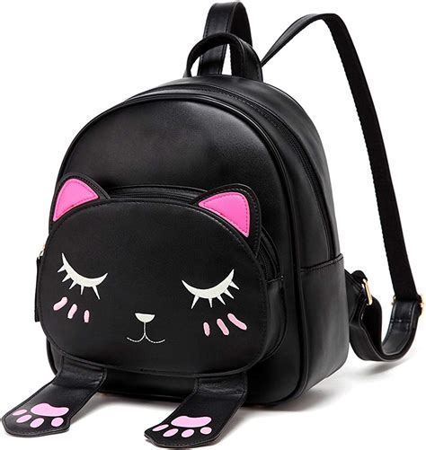 Diomo Girls Backpacks Purse Cute Cat Small Preschool Bags