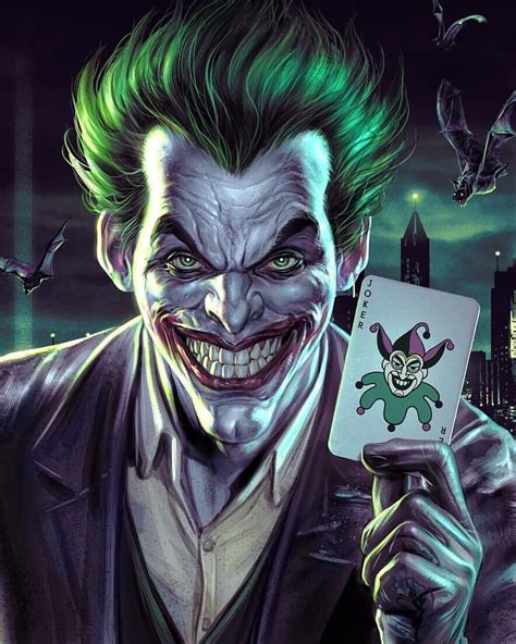 The Joker By Chris Wahl Joker Artwork Joker Drawings Joker Comic